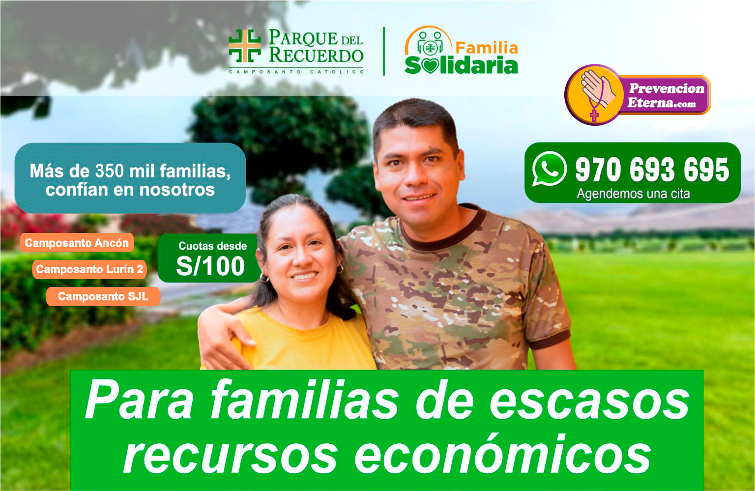 Programa Familia Solidaria Parque del Recuerdo - 970693695 - Icsolina Palacios