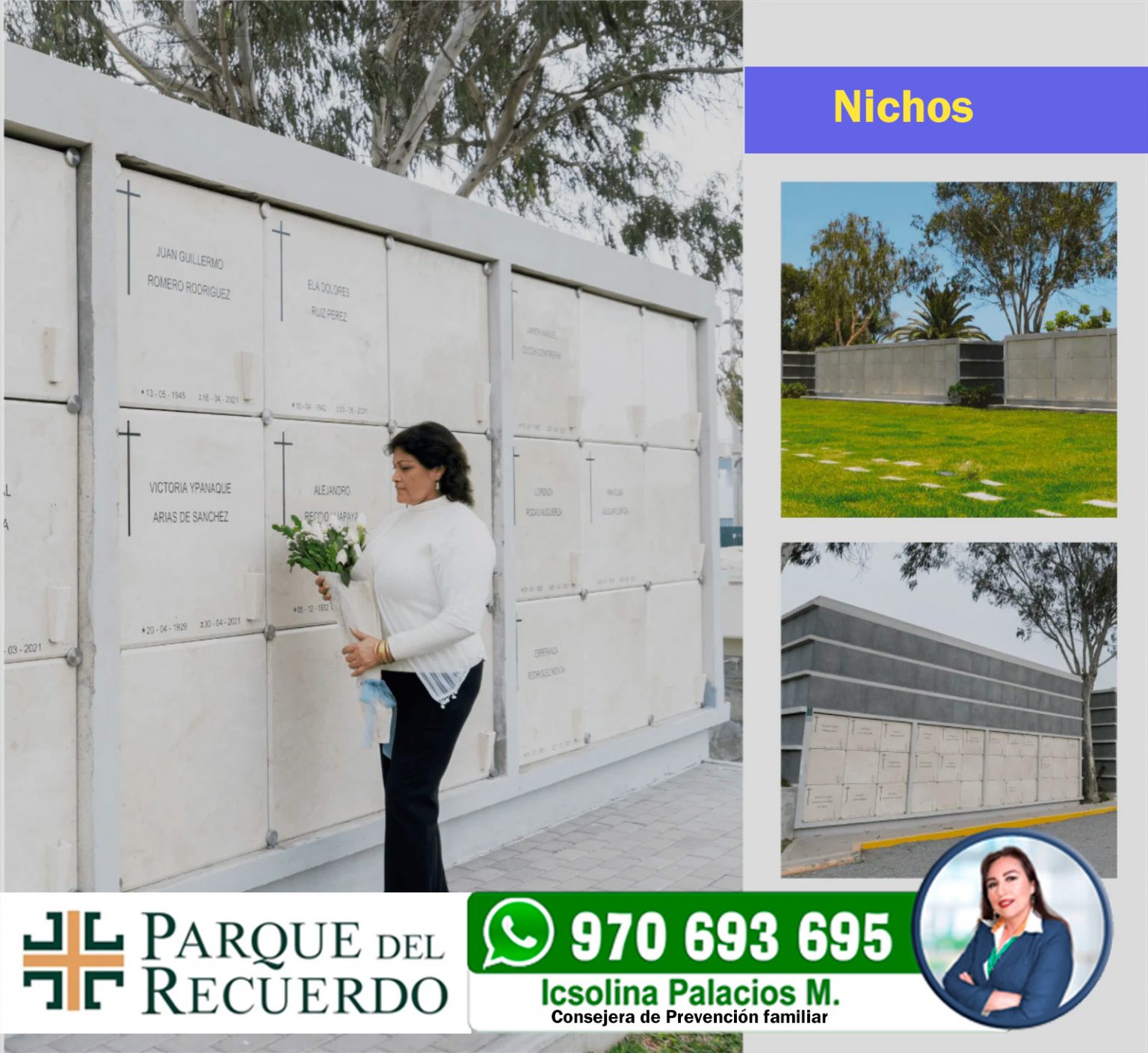 Nichos Parque del Recuerdo - 970693695 - Icsolina Palacios